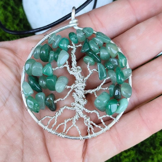Collana Albero della Vita con foglie